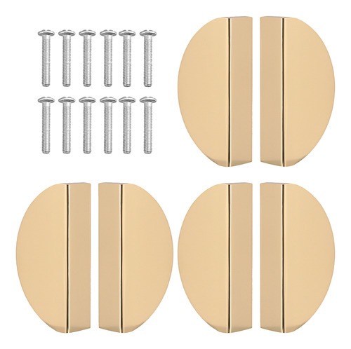 Tirador De Cajones Con Asa Semicírculo Para Muebles, 6 Unida