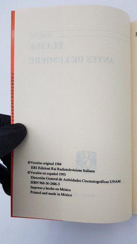 Libro El Cine Antes De Lumiere Editorial Unam 1993