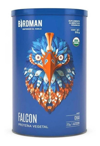 Proteína Birdman Falcon Protein Vegana Orgánica 510g