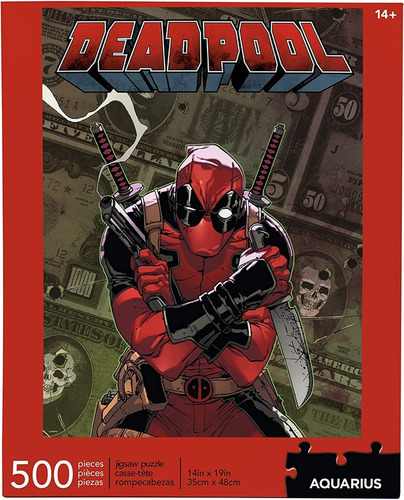 Rompecabezas Marvel Deadpool 500 Piezas Aquarius