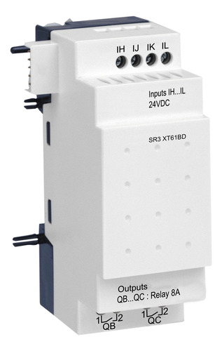 Sr3xt61bd Plc Discrete Io Extension Module, Zelio Logic Sr2