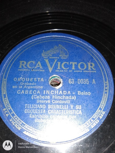 Pasta Feliciano Brunelli Rca Victor C123