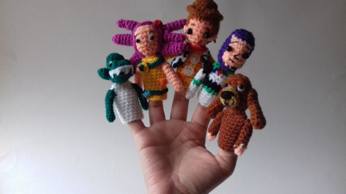 Toy Story /títeres De Dedo En Crochet / Juguetes