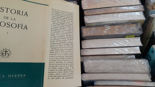 Imagen 4 de 10 de Historia De La Filosofia Tomo I Johannes Hirschberger Herder