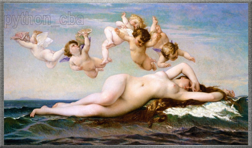 Cuadro El Nacimiento De Venus - Alexandre Cabanel - Año 1875