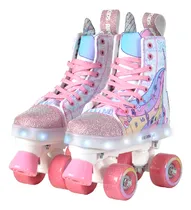 Comprar Patines 4 Ruedas Rollers Artisticos Luces Nena Niña Infantil