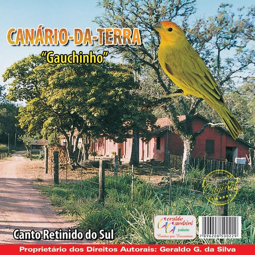 Cd-do Canário-da-terra Gauchinho Canto Retinido-do Sul