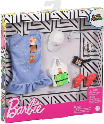 Cartela Roupas Para Barbie Mattel