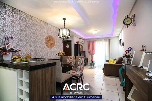 Imagem 4 de 20 de Acrc Imóveis - Amplo Apartamento Semimobiliado Com Ar Condicionado Para Venda No Bairro Badenfurt - Ap03899 - 68658211