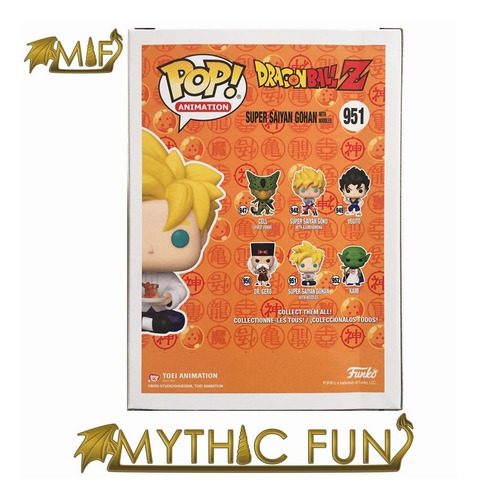 Funko Pop Dragon Ball - Super Saiyan Gohan With Noodles 951 (Usado)