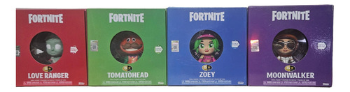 Set Fortnite 5 Star Figuras Tomatohead Moonwalker Zoey Love