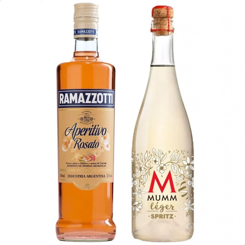 Combo Aperitivo Rosato Ramazzotti + Champagne Mumm Leger