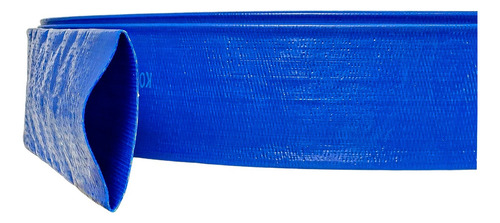 Mangueira Agua Flat/chata Azul 3 Polegadas - 20 Metros