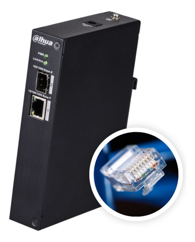 Media Converter 1 Port Ethernet Switch