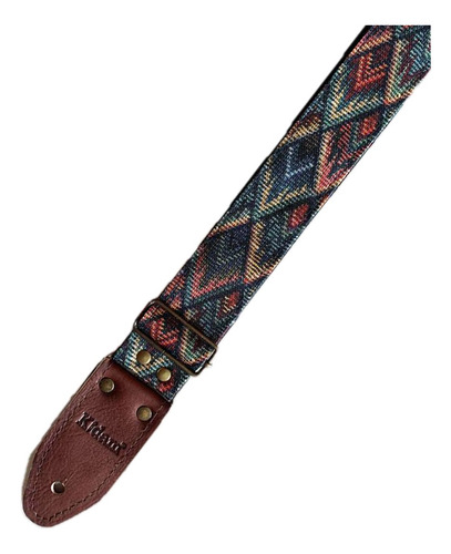 Strap Kidam Yute Tapestry - Thalí Para Guitarra O Bajo Color Multicolot