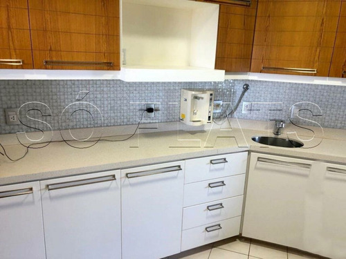 Imagem 8 de 15 de Flat Alto Padrão Em Moema Sem Mobília - Sf34809