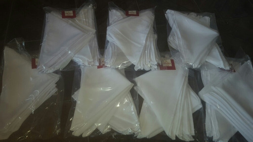 Set X24 Unidades Servilletas A Eleccion Rojas O Blancas