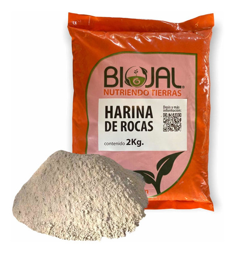 Harina De Rocas 2kg Minerales Abono Fertilizante Natural