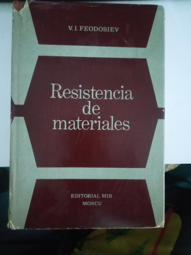 Resistencia De Materiales. V. I. Feodosiev