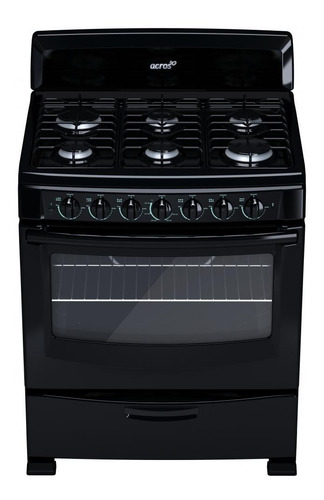 Imagen 4 de 4 de Estufa Acros 30 Pulgadas 6 Quemadores Automátca Af-5270b
