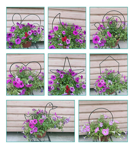 (01 #mold) Enrejado Para Plantas Trepadoras, Flores, Forma D