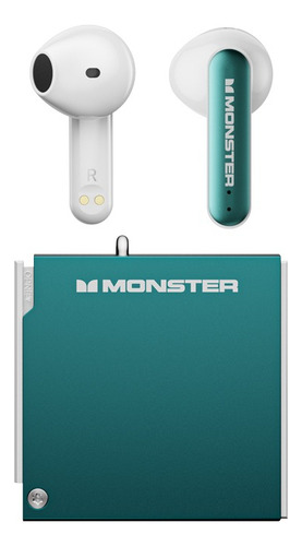 Auriculares Inalámbricos Bluetooth Para Juegos Monster Xkt17 Color Verde
