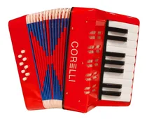 Comprar Acordeon Para Niños Corelli 8 Bajos 17 Teclas Piano Whc104