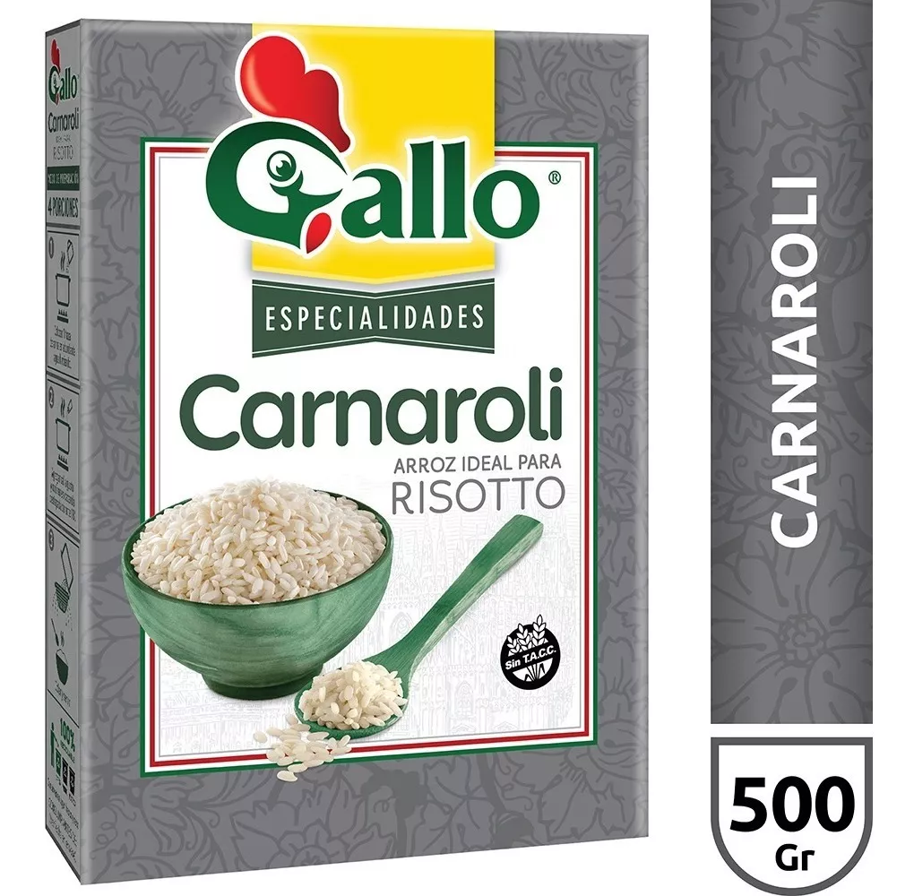 Tercera imagen para búsqueda de arroz carnaroli gallo