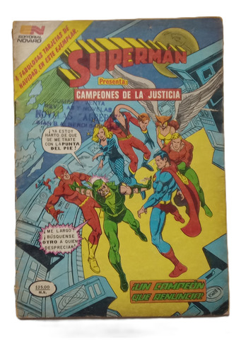 3 Revista Superman N° 1472-1117-1324. Novaro. Serie Aguila (Usado)
