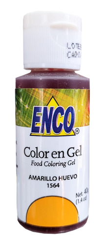 Colorante Comestible En Gel Enco Variedad De Colores 40g 5pz