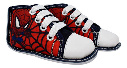 Zapato No Tuerce Tenis Estampado Niño Spiderman