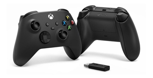 Control joystick inalámbrico Microsoft Xbox Xbox Series X|S Controller + Wireless adapter for Windows 10 carbon black