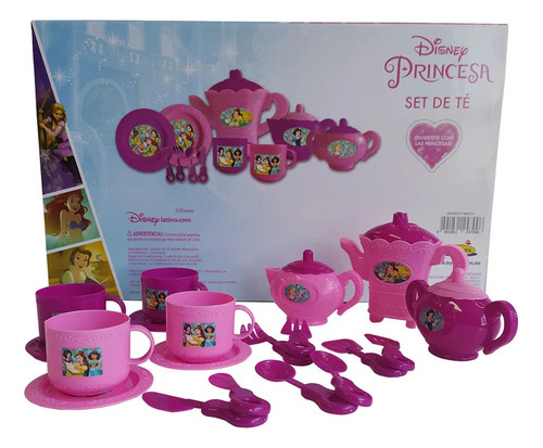 Juego De Té Princesas Disney Con 19pzs.