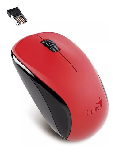 Mouse Genius Inalambrico Nx-7000 Rojo