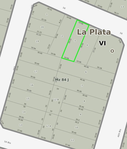 Imagen 1 de 3 de Terreno - Manuel B Gonnet