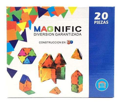 Magnific Bloques Magneticos 20 Piezas