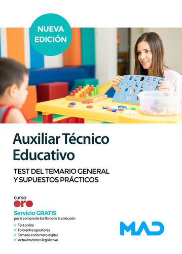 Libro Auxiliar Tecnico Educativo Test Temario General Y S...
