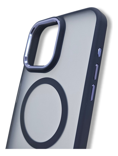 Funda Para Iphone 15 Pro Max Mica+envio+correa Gb09 (azul) Negro