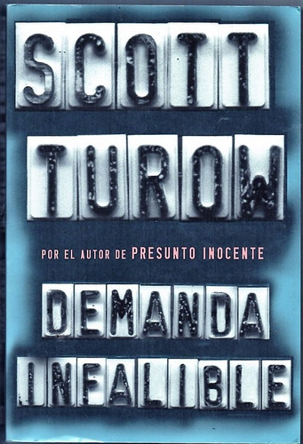 Demanda Infalible  Scott Turow  Plaza & Janes Usado 