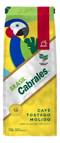 Cafe Tostado Molido Brasil Cabrales 250g Sin Tacc Sin Azucar