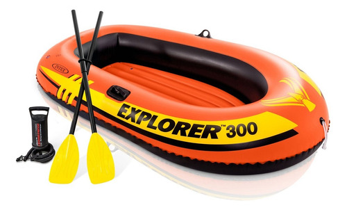 Bote Inflable Explorer 300 Set Intex 211x117x41cm 58332