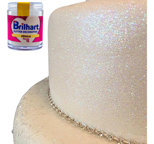 Glitter Perola Comestível Decoração Para Bolos Doces Drink