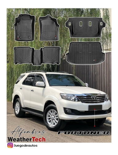 Alfombras Weathertech Toyota Fortuner