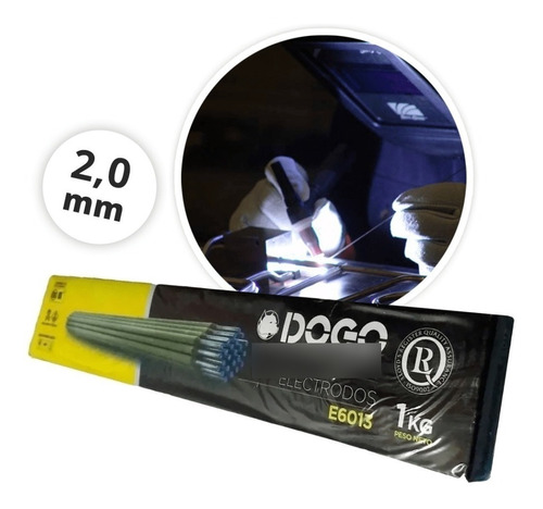 Electrodos Dogo E6013 2.00mm Punta Azul X1 Kilo Construcción