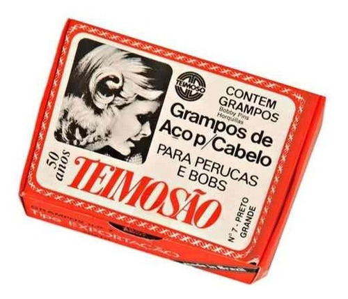 Imagem 1 de 1 de Teimoso Grampo N°7 Preto C/100
