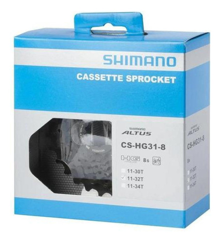 Piñon Shimano Cassete 8v (11-30d) Cs-hg31 Serie Altus Mtb