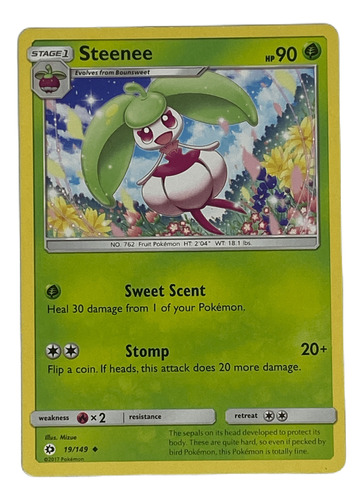 Steenee Carta Pokémon Original Tcg Inglés