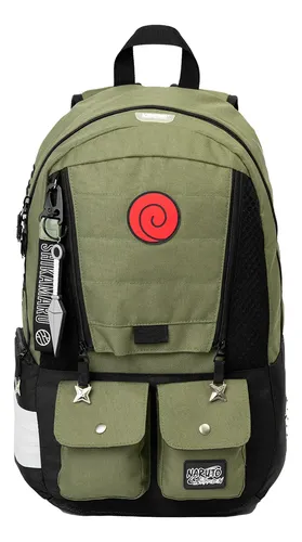 Mochila Naruto Shippuden Shikamaru Sport Edición Especial Color Verde ...
