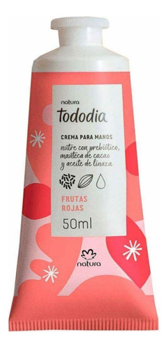  Crema Hidratante De Manos Frutas Rojas Tododia Natura 50g