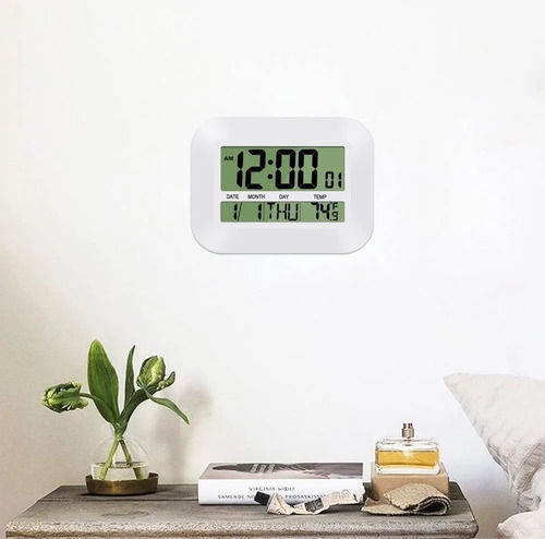 Imagen 4 de 10 de Reloj Digital De Pared Escritorio Moderno Numeros Grandes